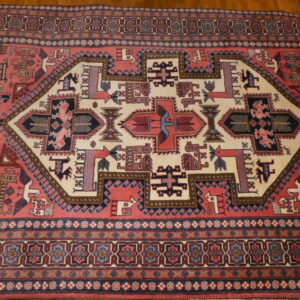 Ardebil Äkta Handknuten Matta